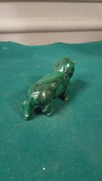 malachiet beeld leeuw, Verzamelen, Beelden en Beeldjes, Ophalen of Verzenden