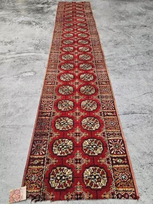 Vintage Perzisch oosters vloerkleed loper Bokhara 58x299cm, Huis en Inrichting, Stoffering | Tapijten en Kleden, Gebruikt, 50 tot 100 cm
