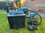 Waterpomp voor vijver met filterpakket en fontein/waterval, Tuin en Terras, Vijver-toebehoren, Ophalen, Zo goed als nieuw, Vijverpomp