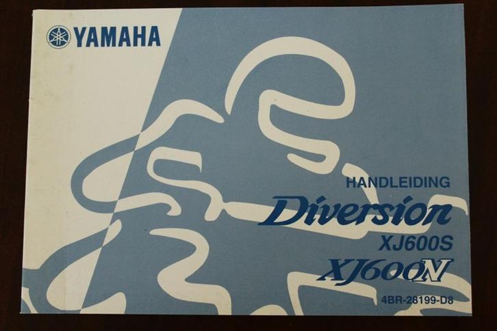 Yamaha XJ600 S/N 2001 motorfiets handleiding Diversion, Motoren, Handleidingen en Instructieboekjes, Yamaha, Ophalen of Verzenden