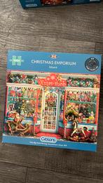 Chritmas emporium puzzel van Gibsons, Ophalen of Verzenden, 500 t/m 1500 stukjes, Zo goed als nieuw
