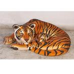 Tijgerin met Welp beeld– Tijger Lengte 126 cm, Ophalen, Nieuw