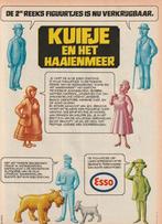 Retro reclame 1970 Esso Kuifje Haaienmeer 2e reeks poppetjes, Verzenden, Overige typen