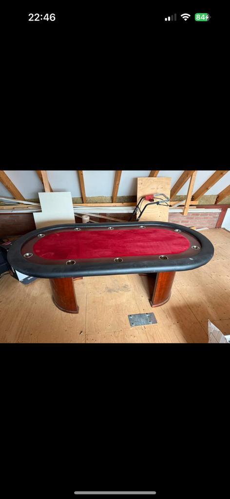Pokertafel te huur of te koop, Hobby en Vrije tijd, Gezelschapsspellen | Kaartspellen, Zo goed als nieuw, Ophalen of Verzenden