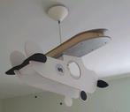 Mooie vliegtuig lamp kinder of babykamer wit grijs zwart, Ophalen, Zo goed als nieuw