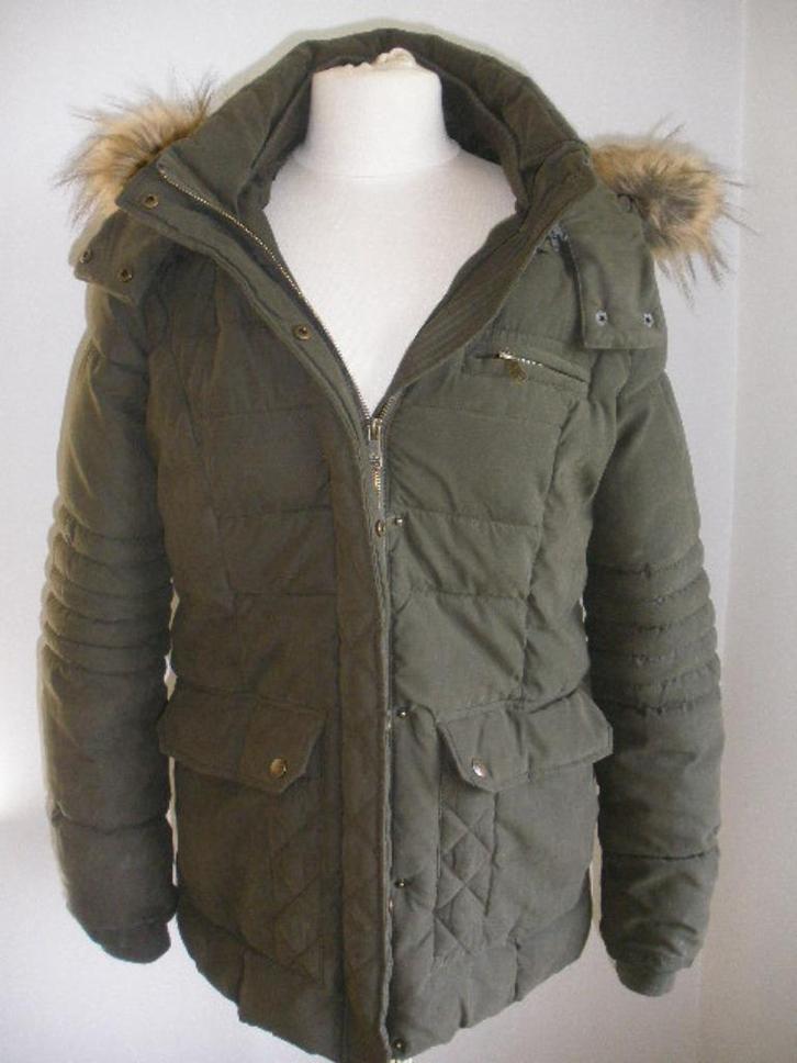 BELLA RAGAZZA jack jas leger groen maat L, Kleding | Dames, Jassen | Winter, Zo goed als nieuw, Maat 38/40 (M), Groen, Ophalen of Verzenden