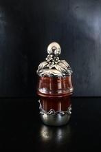 Domar parfumfles zilver overlay, Ophalen of Verzenden