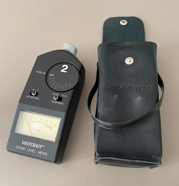 Voltcraft geluid niveau meter model 33-2050, Doe-het-zelf en Verbouw, Meetapparatuur, Gebruikt, Geluid, Ophalen of Verzenden