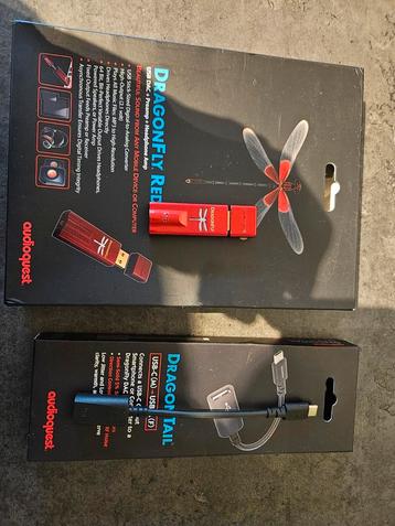 Audioquest DragonFly Red USB DAC/Hoofdtelefoonversterker beschikbaar voor biedingen