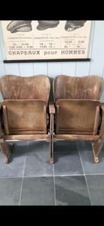 Vintage bioscoop stoelen, Antiek en Kunst, Ophalen