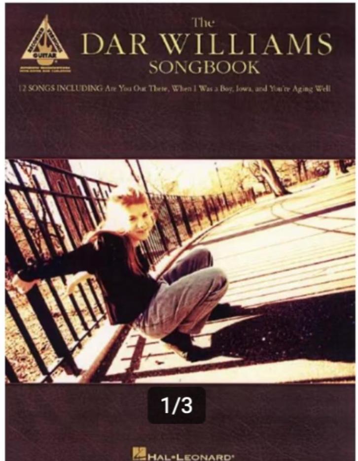 Dar Williams Songbook an Colletion Of 12 songs, Muziek en Instrumenten, Bladmuziek, Nieuw, Artiest of Componist, Populair, Gitaar