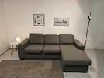 Prachtige grijze hoekbank – GRATIS LEVERING, Gebruikt, Driepersoons, Ophalen of Verzenden, Onbekend