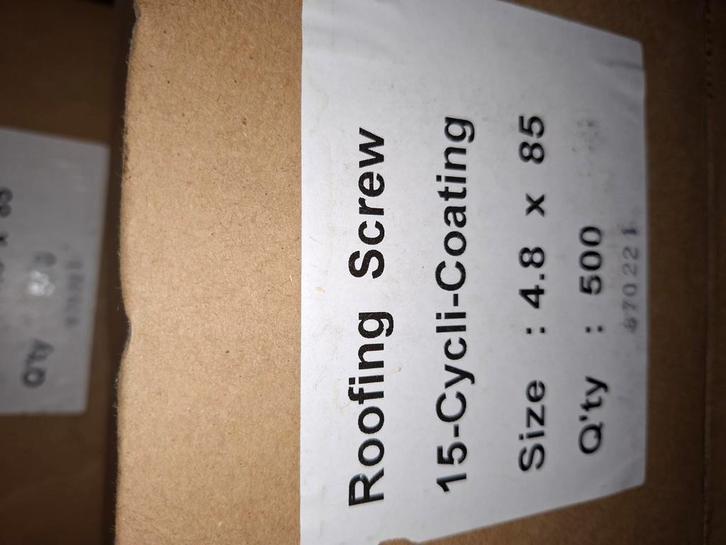 Eurofast schroeven dakdekker materialen, Doe-het-zelf en Verbouw, IJzerwaren en Bevestigingsmiddelen, Nieuw, Schroeven, 50 tot 100 mm