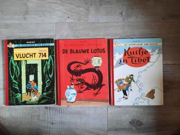 Kuifje facsimile 3 x 1e druk van een heruitgave beschikbaar voor biedingen