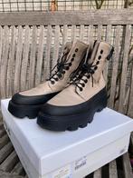 Stoere MJUS leren schoenen, z.g.a.n., Kleding | Dames, Schoenen, Zwart, Lage of Enkellaarzen, Ophalen of Verzenden, Zo goed als nieuw