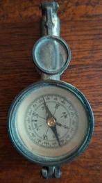 Antiek kompas met spiegel, Antiek en Kunst, Antiek | Gereedschap en Instrumenten, Ophalen of Verzenden