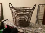 Grote mand bamboe, Huis en Inrichting, Woonaccessoires | Schalen en Manden, Overige materialen, Gebruikt, Mand, Rond