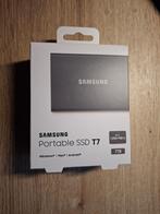 Samsung T7 SSD Externe Disk 1TB USB-C naar C of USB-A kabel, Computers en Software, Harde schijven, Ophalen, SSD, Nieuw, Samsung Portable SSD T7
