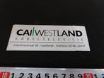 sticker naaldwijk cai westland kabeltelevisie, Verzamelen, Ophalen, Zo goed als nieuw, Bedrijf of Vereniging