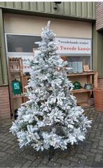 Andorra Flocked Kunstkerstboom 213 cm hoog, Besneeuwd., Ophalen, Zo goed als nieuw