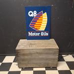 Q8 Motor Oils reclamebord ( deel lichtbak), Ophalen, Zo goed als nieuw, Reclamebord
