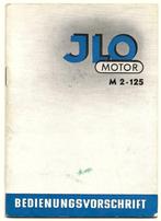 JLO M2 125 Bedienungsvorschrift handleiding (7492z), Ophalen of Verzenden, Overige merken