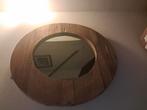 Zeer mooie spiegel van hout heeft een doorsnee van 79 cm, Ophalen of Verzenden, Zo goed als nieuw, Rond, Minder dan 100 cm