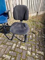 Zwarte stoel en bureaustoel, Gebruikt, Zwart, Ophalen