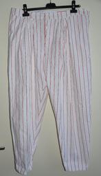Broek Vanilla wit met rode streep maat 42, Wit, Maat 42/44 (L), Ophalen of Verzenden, Lang