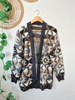 Vintage warm aztec vest met 10% wol L/XL, Vintage, Ophalen of Verzenden, Zo goed als nieuw, Maat 46/48 (XL) of groter