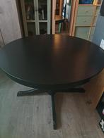 Eettafel uitschuifbaar, Huis en Inrichting, Ophalen, Rond, Zo goed als nieuw, Vijf personen of meer