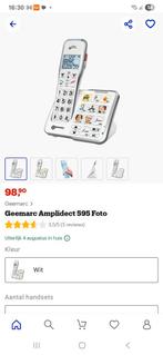 Geemarc seniorentelefoon  met fototoetsen en SOS Knop, Ophalen, Zo goed als nieuw, 1 handset