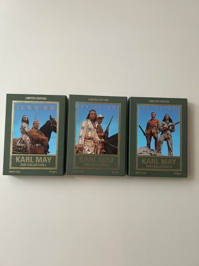 -Karl May DVD Collection I-II-III - Limited Edition, Alle leeftijden, Ophalen of Verzenden, Zo goed als nieuw, Boxset