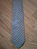 Rood/blauw/grijze zijden Van Gils stropdas ***zgan***, Kleding | Heren, Stropdassen, Blauw, Zo goed als nieuw, Met patroon, Van Gils