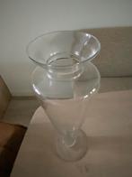 Mooi smalle glazen vaas, Huis en Inrichting, Ophalen, Overige kleuren, Minder dan 50 cm, Glas