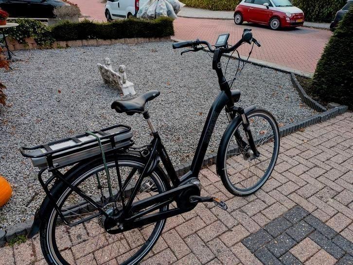 Electrische fiets. M. Mtr..In zr ntt stt! M. Nw. Gerv. Accu!, Fietsen en Brommers, Fietsen | Cruisers en Lowriders, Zo goed als nieuw