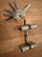 Dubbele Deur cilinder Lips SKG** 30/30 + 6 Sleutels, Ophalen of Verzenden, Gebruikt, Overige materialen, Slot