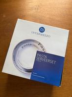 Pasta serveerset | Intermezzo | Porselein | 5 delig, Huis en Inrichting, Keuken | Servies, Ophalen, Zo goed als nieuw, Bord(en)