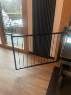Zwart stalen traphek - 133cm breed, Gebruikt, Ophalen of Verzenden, 115 cm of meer, Metaal of IJzer