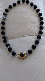 Zeeuwse 14 jaraat goud en Granaten ketting .streek sieraad ., Ophalen of Verzenden, Goud, Ketting