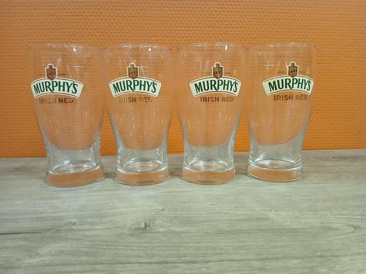 murphy, Verzamelen, Biermerken, Gebruikt, Glas of Glazen, Overige merken, Ophalen of Verzenden