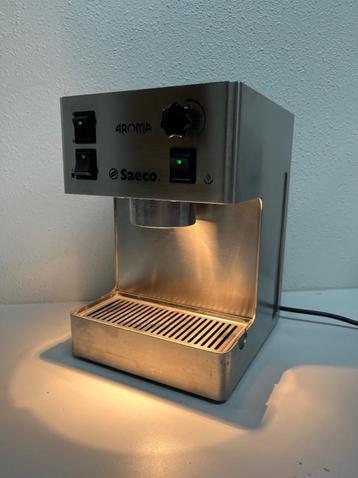 RVS-zwart Saeco espressomachine koffielamp beschikbaar voor biedingen