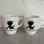 Set van 2 Siepiemokken, Ophalen of Verzenden, Zo goed als nieuw, Glas, Overige stijlen