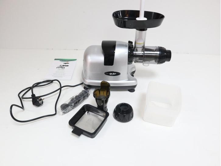 Omega J8227S Horizontale Slowjuicer Zilver, Huis en Inrichting, Keuken | Keukenbenodigdheden, Gebruikt, Verzenden