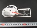 sticker trein modelbouw minitrix die modellbahn, Verzamelen, Stickers, Ophalen, Zo goed als nieuw, Bedrijf of Vereniging