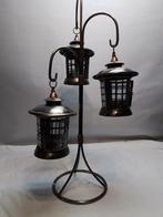 Kaarsenhouder voor buiten met schade, Gebruikt, 50 tot 75 cm, Grijs, Ophalen of Verzenden