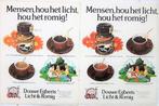 26 vintage advertenties koffie 74-00 Nescafe K&G DE HAG, Verzenden, Gebruikt, Reclamebord