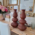 2 precies dezelfde grote vazen., Overige kleuren, 50 tot 75 cm, Aardewerk of Porselein, Ophalen of Verzenden
