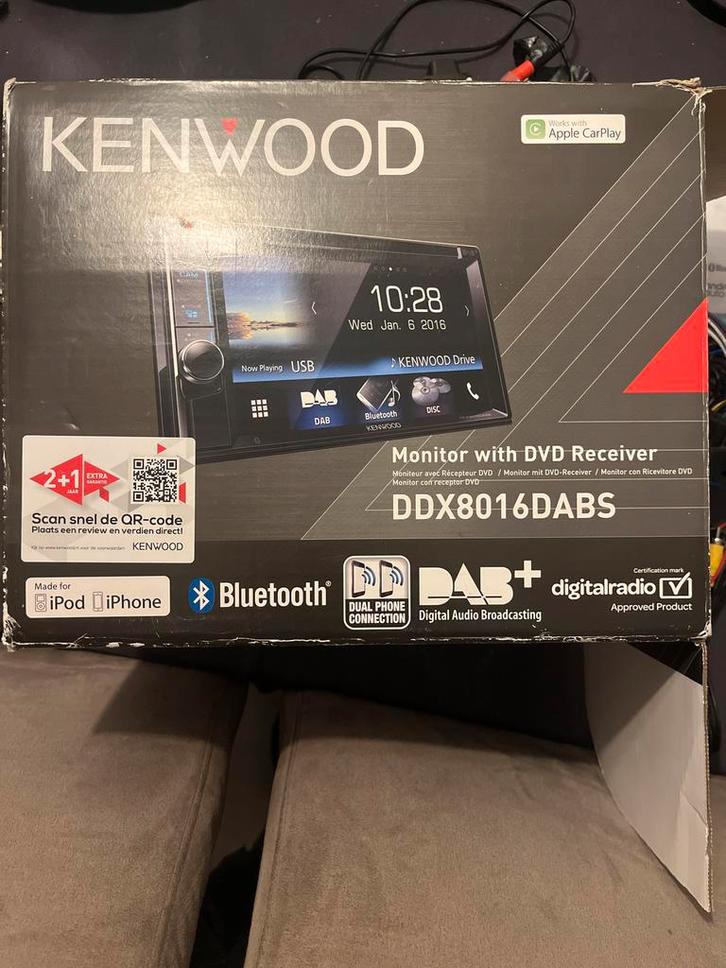 Kenwood DDX8016DABS Autoradio met DAB+ seat ibiza 6j, Auto diversen, Autoradio's, Gebruikt, Ophalen