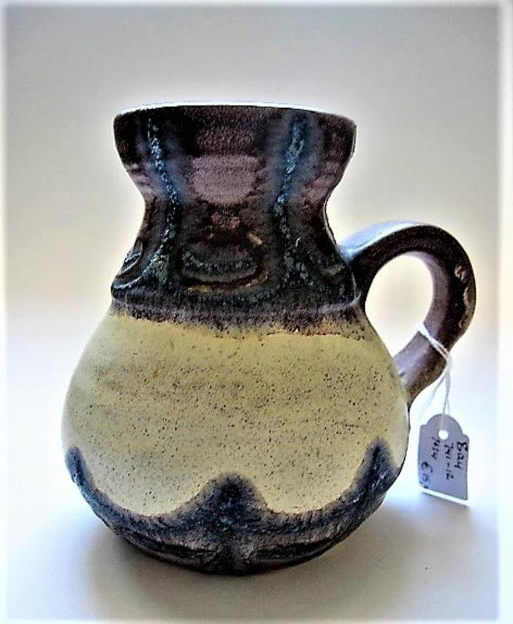 Fat lava vaasje Bay 741-12 West Germany (7654), Huis en Inrichting, Woonaccessoires | Vazen, Zo goed als nieuw, Overige kleuren